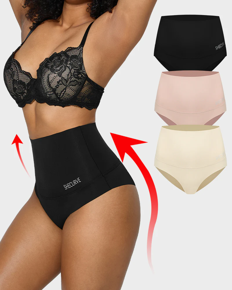 3-Pack High Waisted Tummy Control Briefs - Image 5