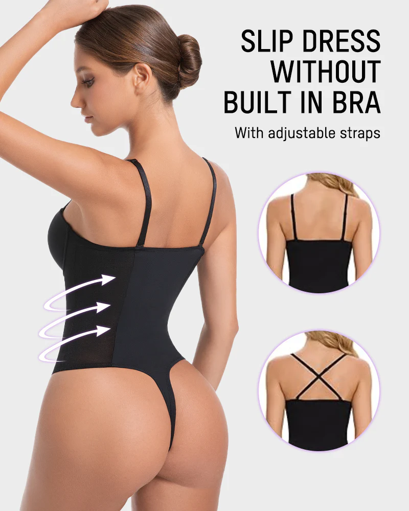 All-in-One Shaping Bodysuit Thong - Image 9