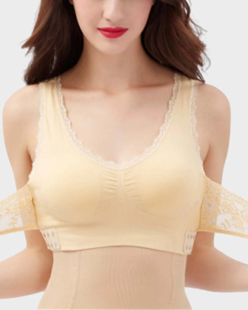 Breathable Comfort Push Up Lace Bra - Image 4