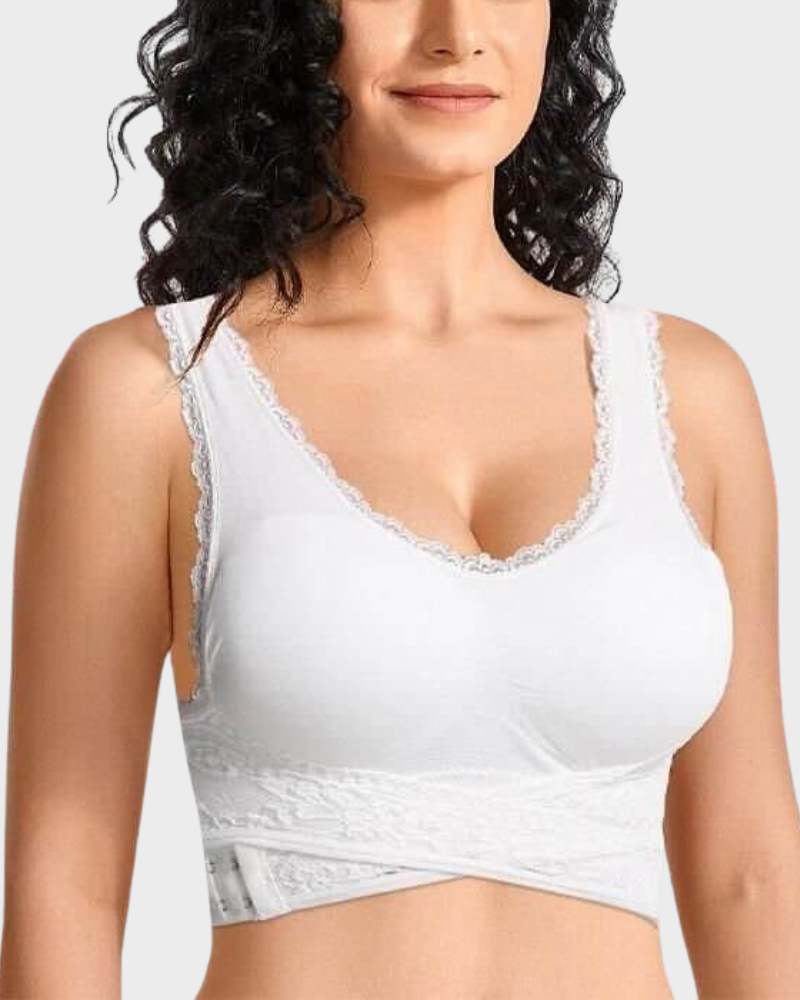Breathable Comfort Push Up Lace Bra - Image 6