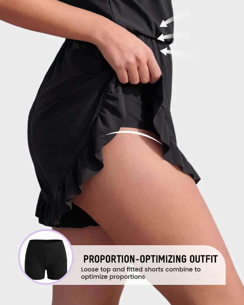 Built-in Bra Swim Romper - Image 3