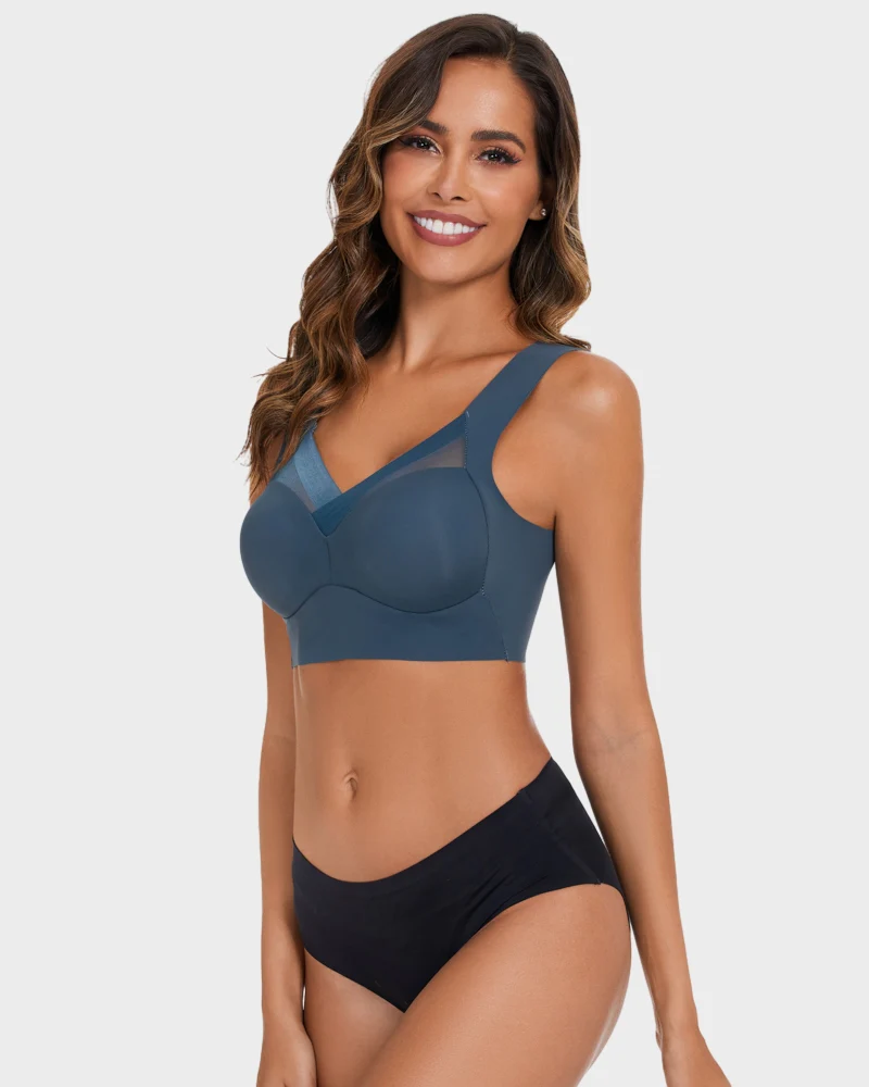 Comfortable Smoothing Mesh Bra - Image 10