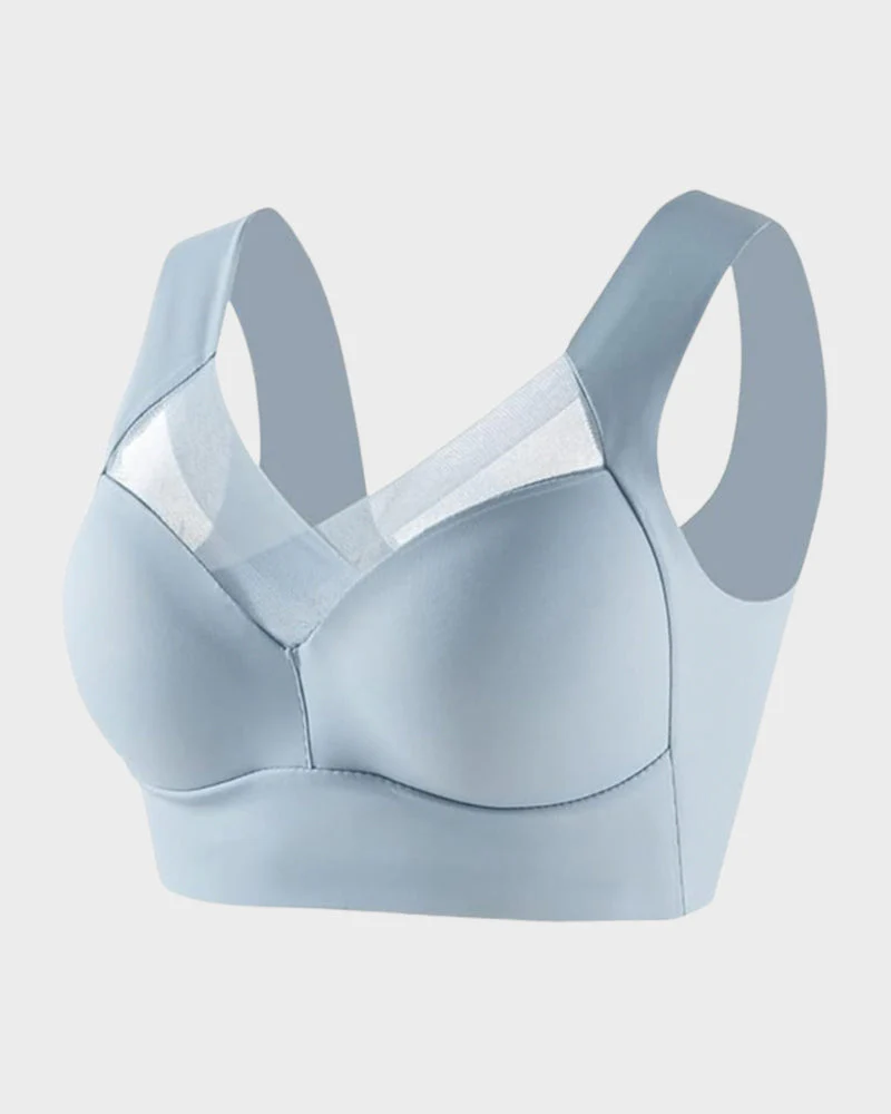 Comfortable Smoothing Mesh Bra - Image 21