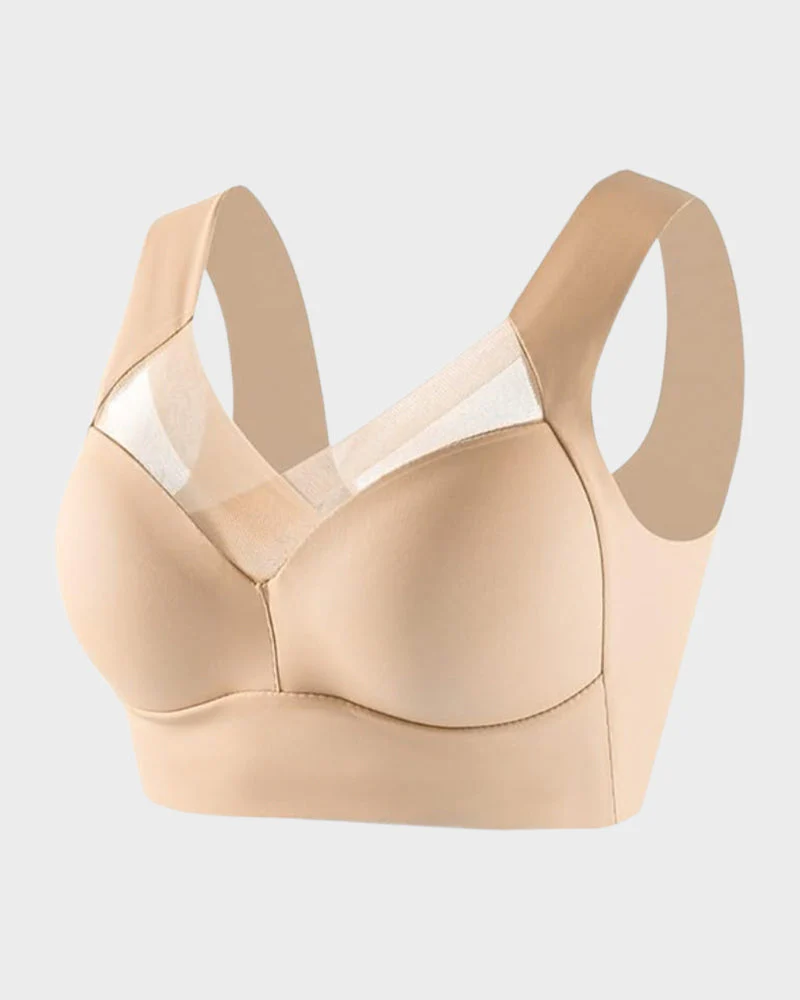 Comfortable Smoothing Mesh Bra - Image 29