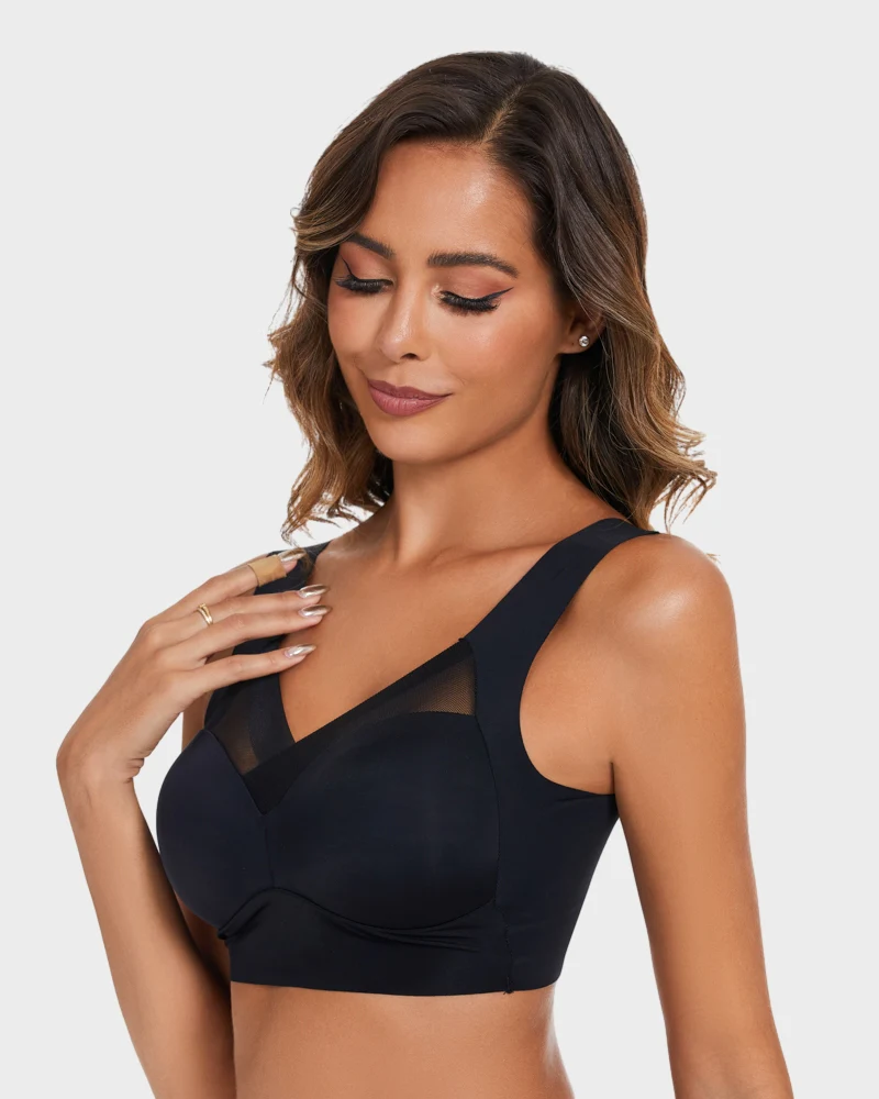 Comfortable Smoothing Mesh Bra - Image 3