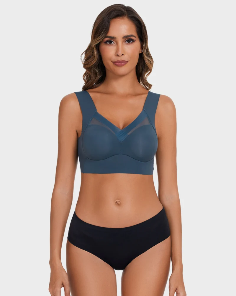 Comfortable Smoothing Mesh Bra - Image 9