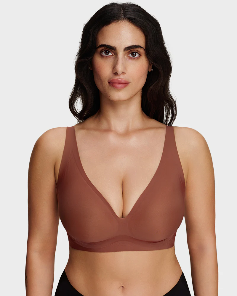 AirEase™ Supportive Wireless Deep-V Bra - Image 16