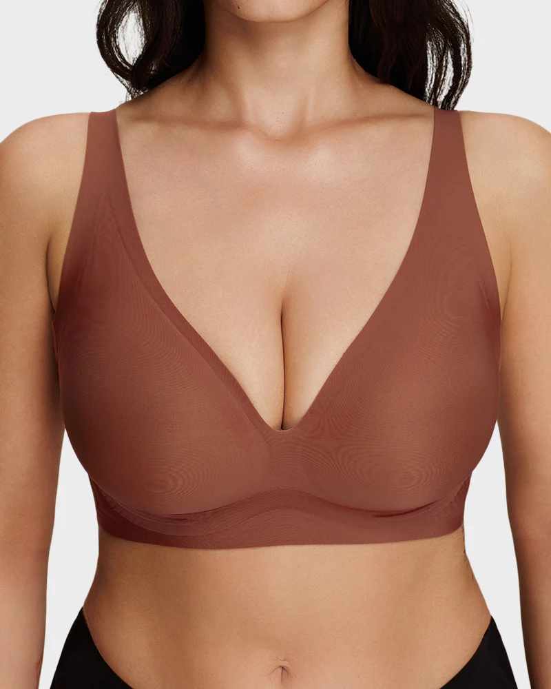 AirEase™ Supportive Wireless Deep-V Bra - Image 19