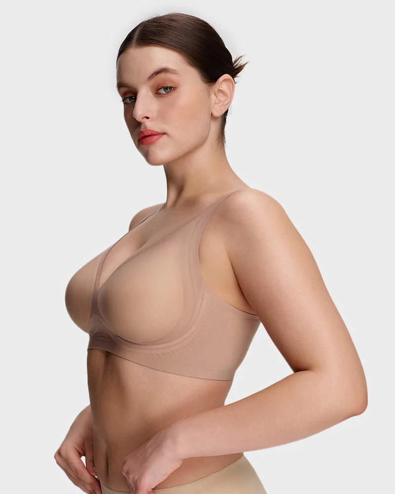AirEase™ Supportive Wireless Deep-V Bra - Image 7