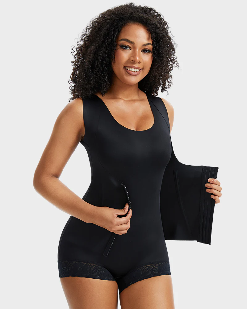 Double-Layer PowerMesh Tummy Sculpt Bodysuit - Image 12