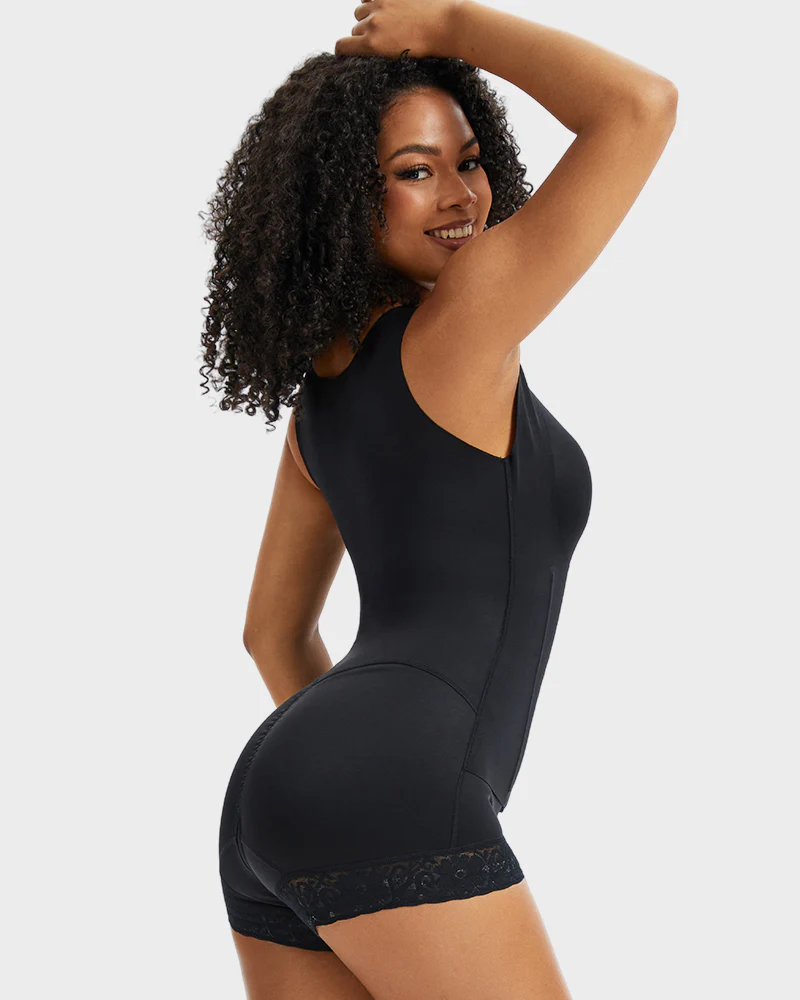 Double-Layer PowerMesh Tummy Sculpt Bodysuit - Image 14
