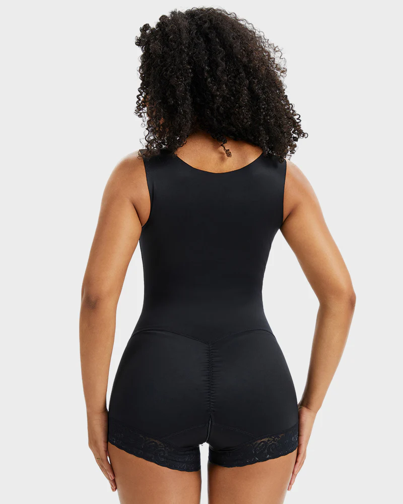 Double-Layer PowerMesh Tummy Sculpt Bodysuit - Image 15