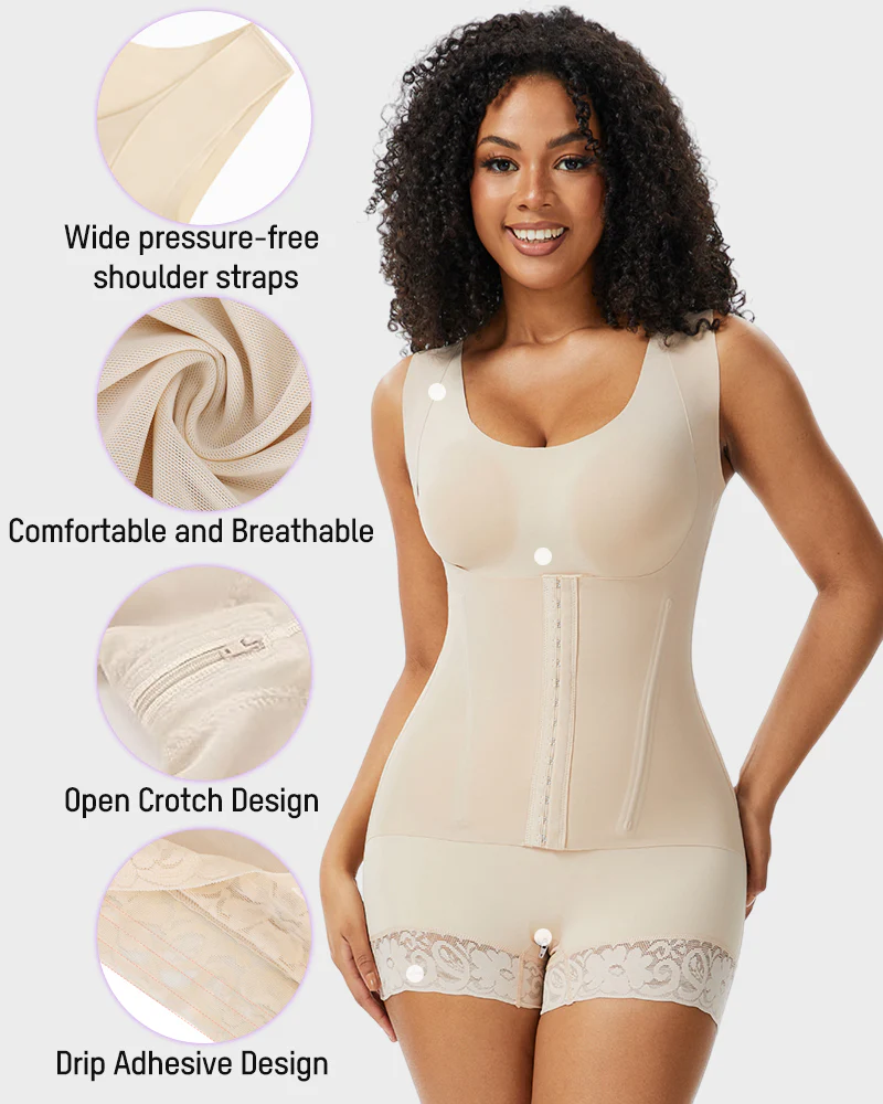 Double-Layer PowerMesh Tummy Sculpt Bodysuit - Image 7