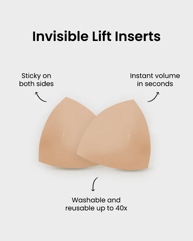 Double-Sided Adhesive Invisible Lift Inserts (2 Pairs) - Image 4