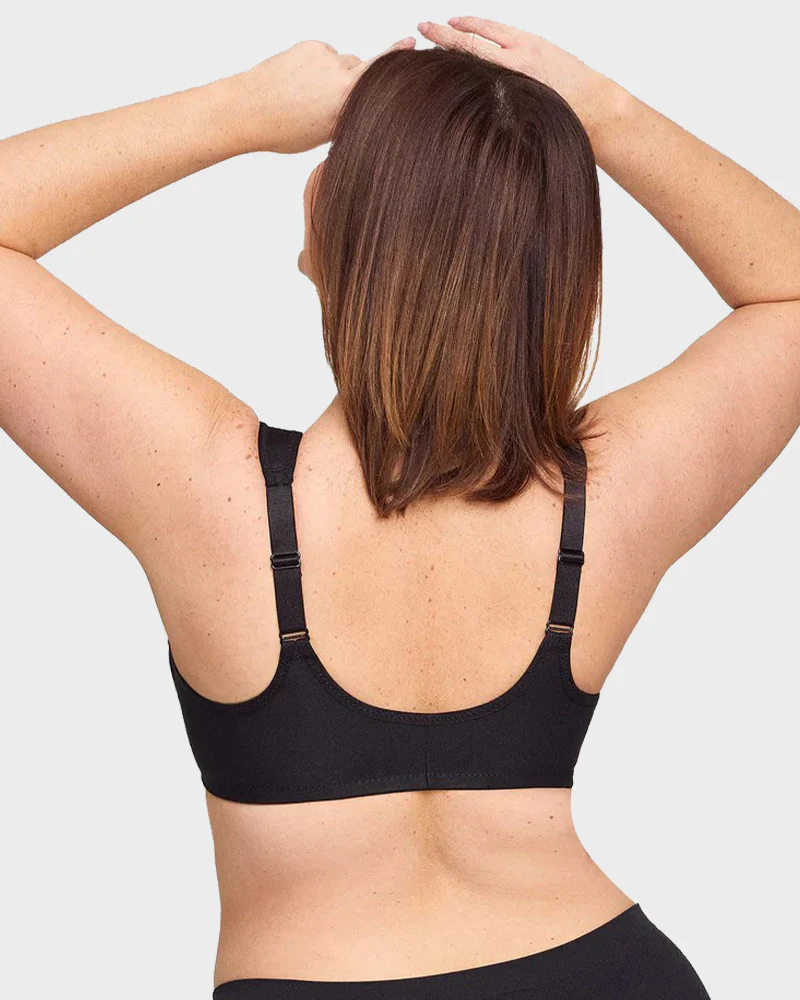 Front-Closure Underwire Print Bra - Image 9