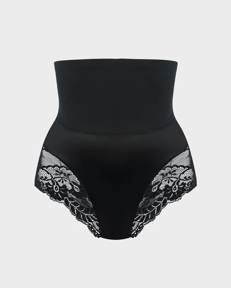 High-Waist Seamless Lace Shaping Panty (3 Pack) - Image 12