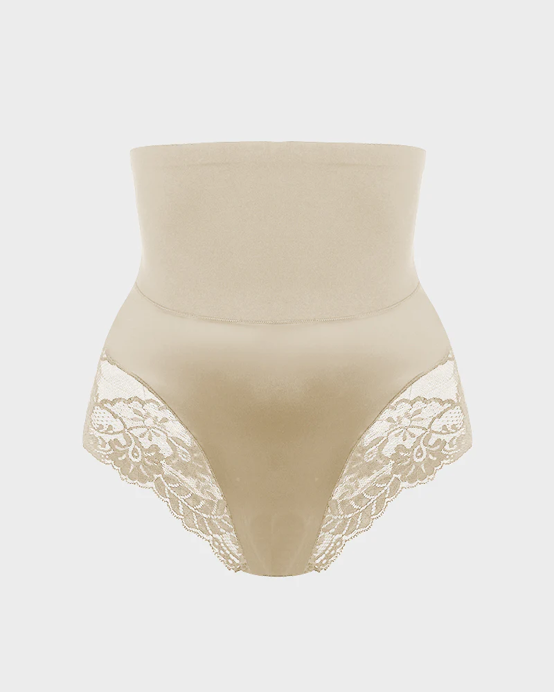 High-Waist Seamless Lace Shaping Panty (3 Pack) - Image 14