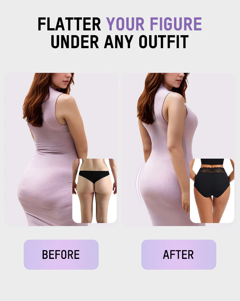 Lace Trim Cotton Hipster Panties (5 Pack) - Image 6