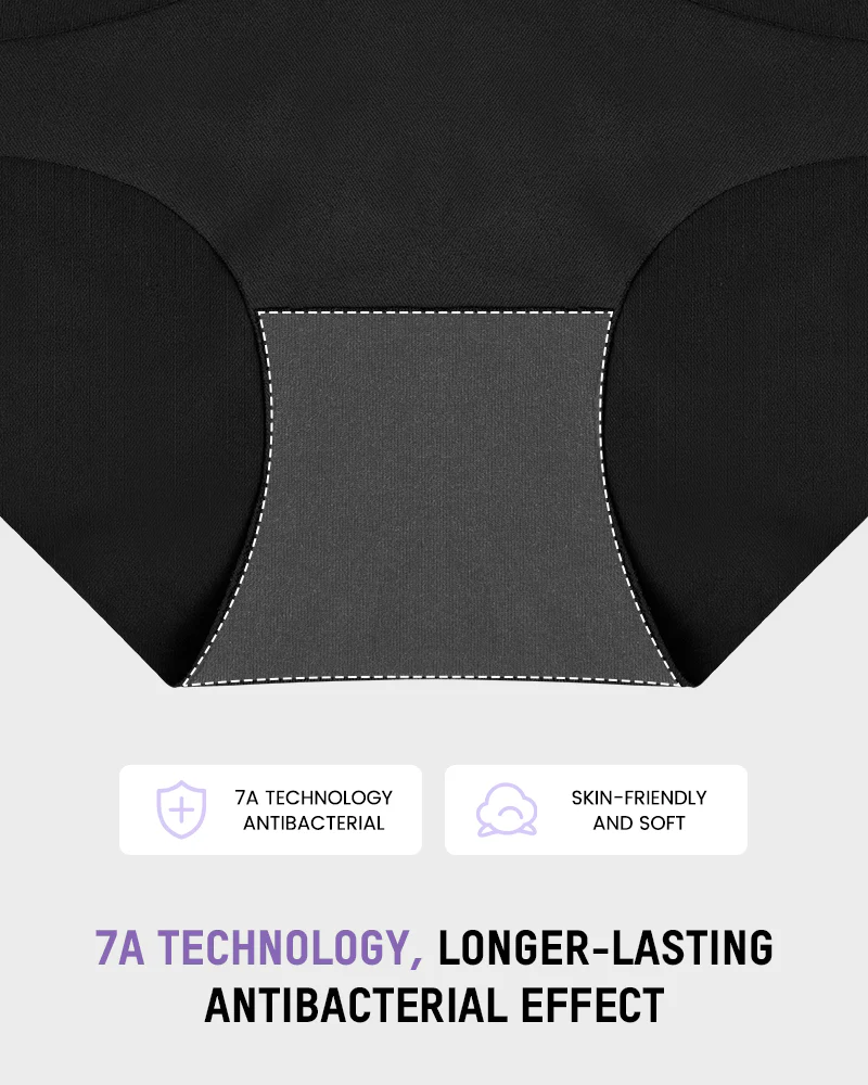 Lace Trim Cotton Hipster Panties (5 Pack) - Image 8