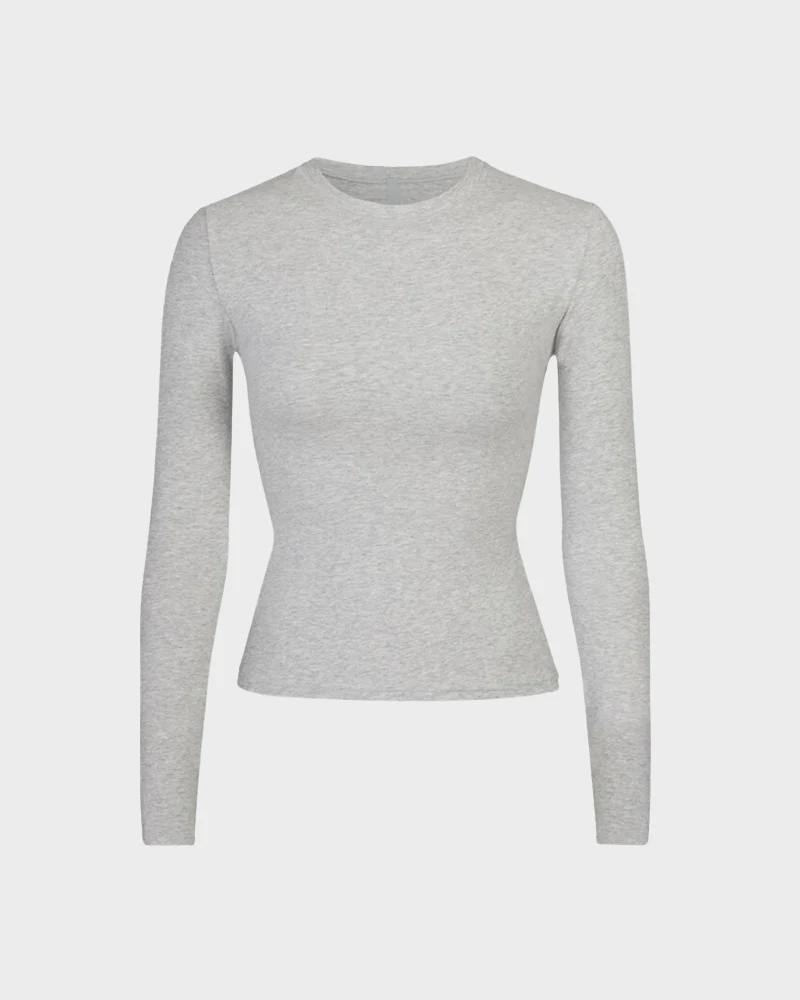 Long Sleeve Cotton Jersey Lounge Set - Image 9