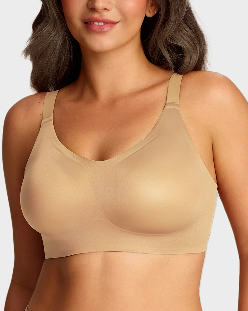 CloudLift™ bra Luxury Satin Seamless Wireless Support Bra - Image 21