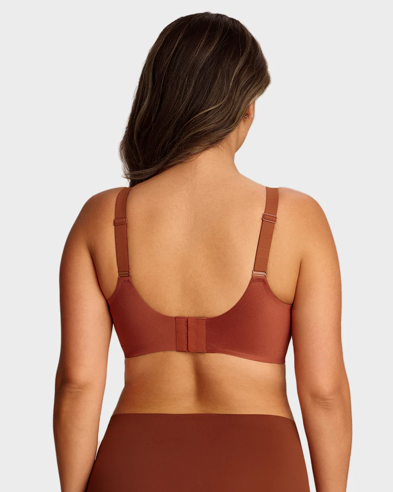 CloudLift™ bra Luxury Satin Seamless Wireless Support Bra - Image 4