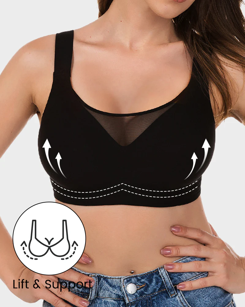 Mesh Front Contouring Bra - Image 4