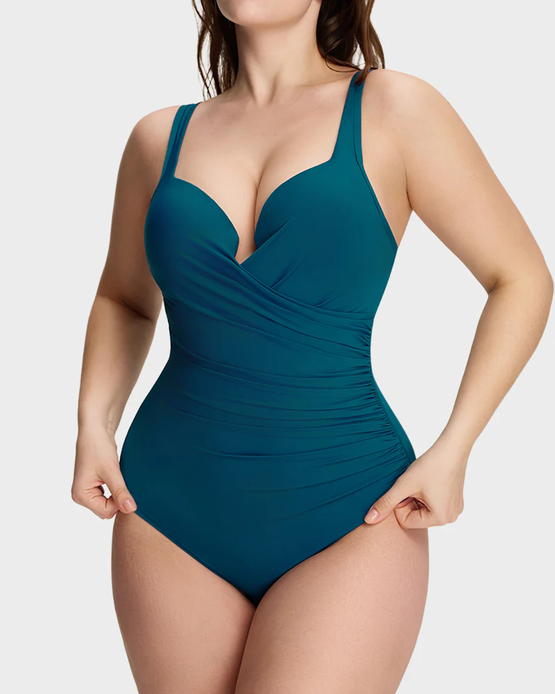 SculptSkin™ PlungeLift One-Piece Swimsuit - Image 16
