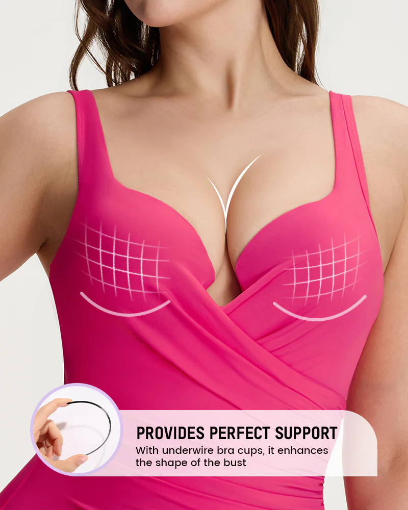 SculptSkin™ PlungeLift One-Piece Swimsuit - Image 5