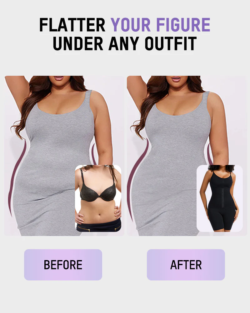 Seamless Double Compression Shaping Bodysuit - Image 11