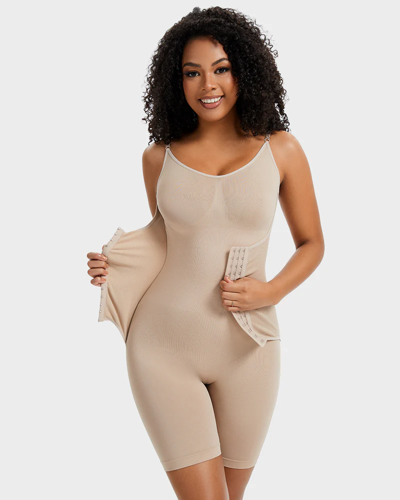 Seamless Double Compression Shaping Bodysuit - Image 13