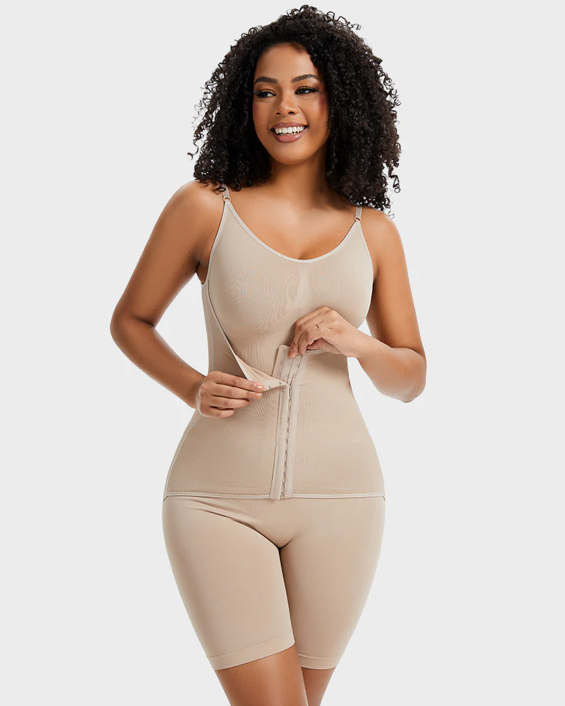 Seamless Double Compression Shaping Bodysuit - Image 14