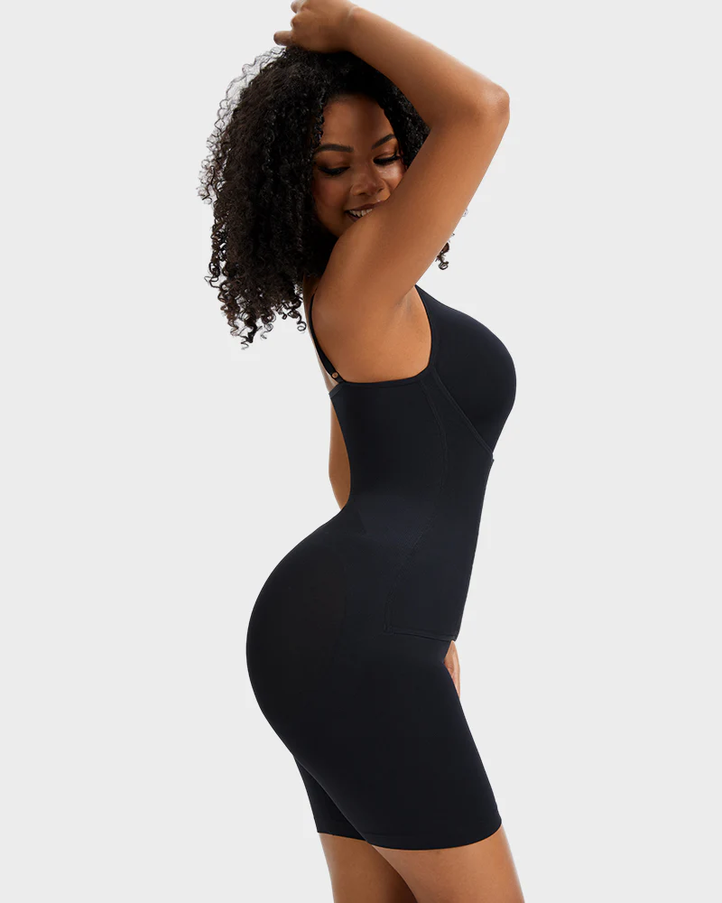 Seamless Double Compression Shaping Bodysuit - Image 3