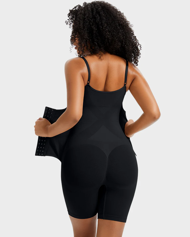Seamless Double Compression Shaping Bodysuit - Image 5