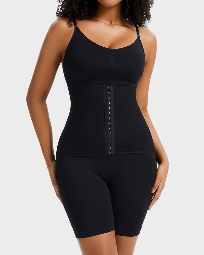 Seamless Double Compression Shaping Bodysuit - Image 6