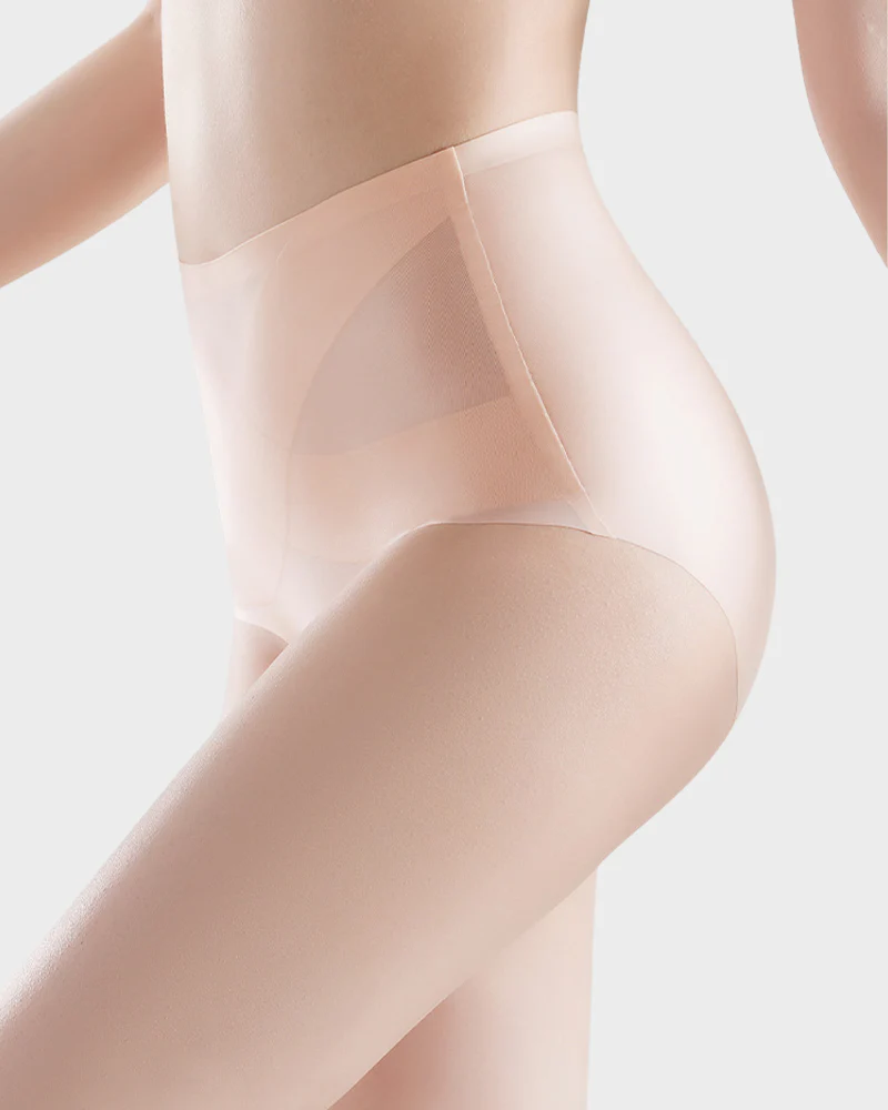 Seamless Ice-Silk High-Waist Tummy Control Panties (4 Pack) - Image 15