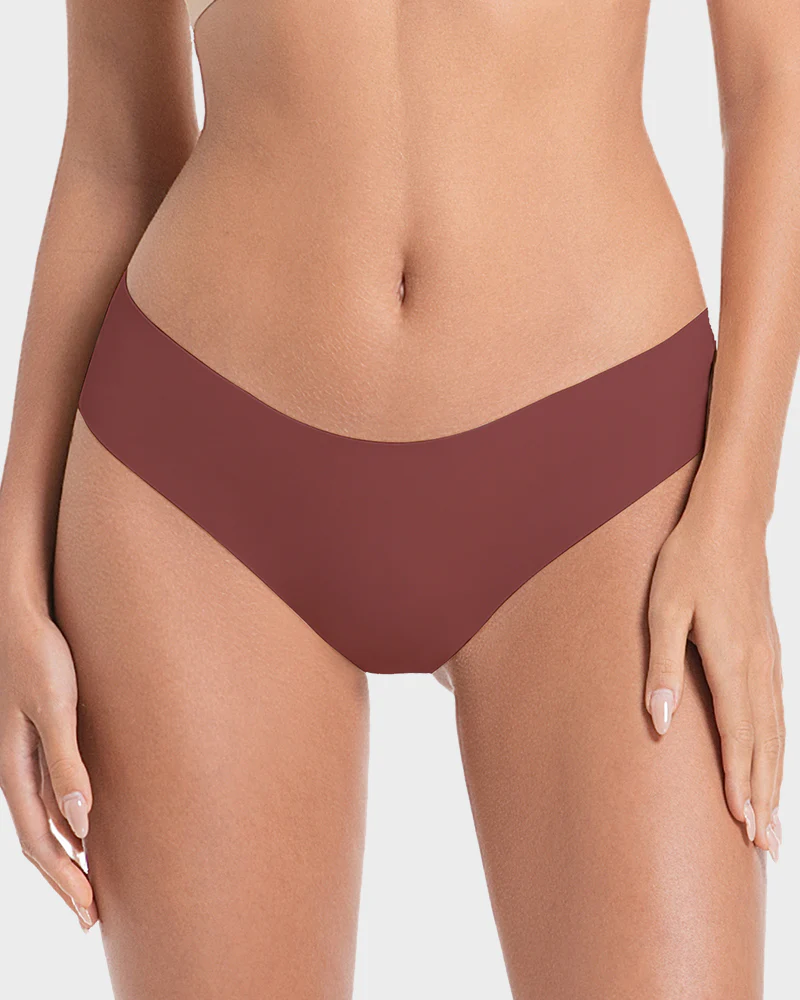 Seamless Ice-Silk Low-Rise Panties for Women (5 Pack) - Image 10