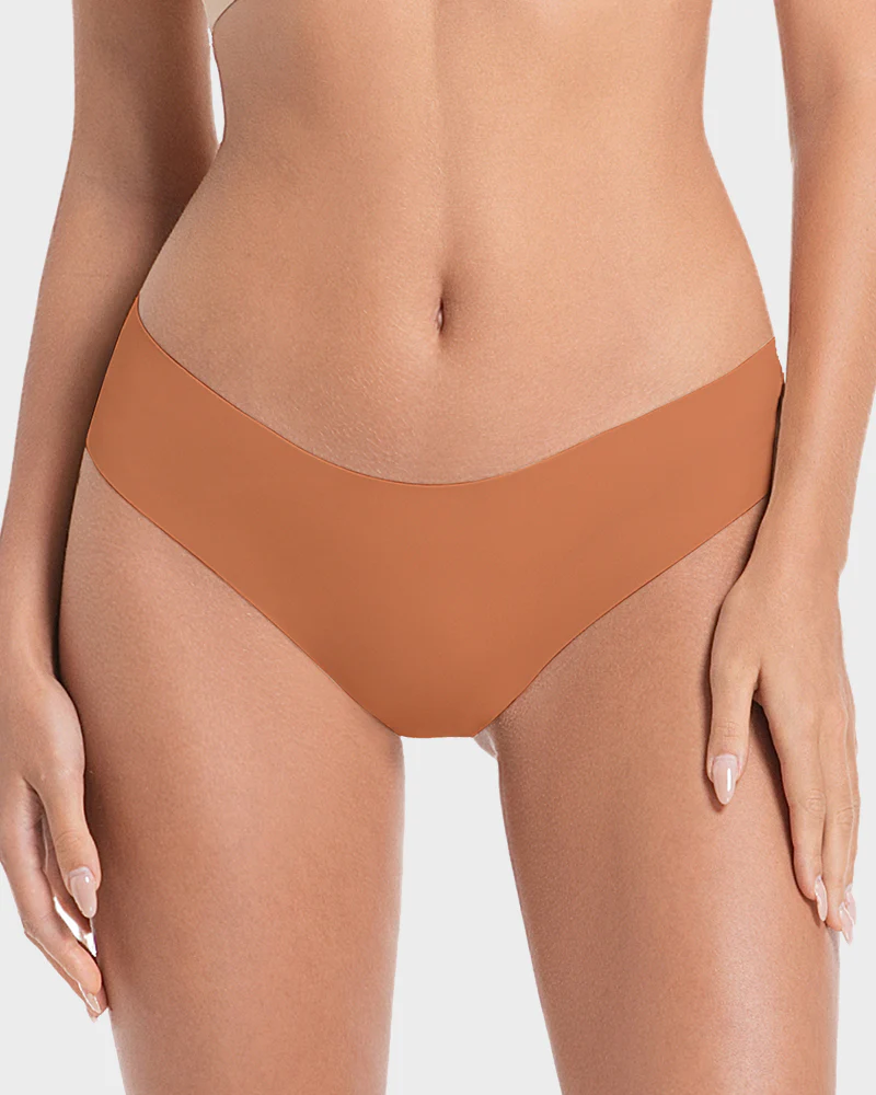 Seamless Ice-Silk Low-Rise Panties for Women (5 Pack) - Image 11