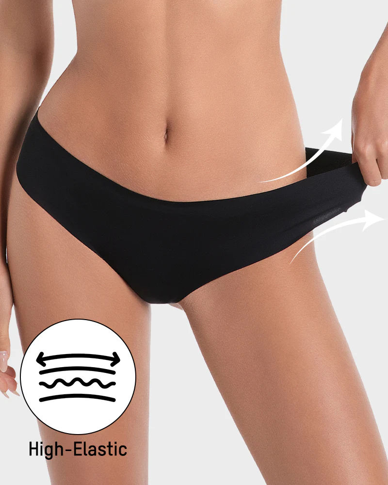 Seamless Ice-Silk Low-Rise Panties for Women (5 Pack) - Image 12