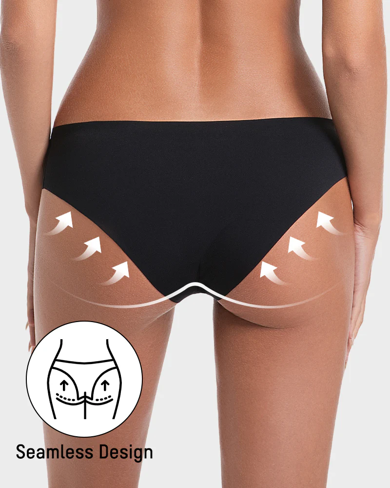 Seamless Ice-Silk Low-Rise Panties for Women (5 Pack) - Image 13