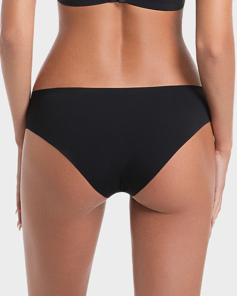 Seamless Ice-Silk Low-Rise Panties for Women (5 Pack) - Image 5