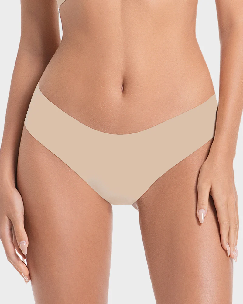 Seamless Ice-Silk Low-Rise Panties for Women (5 Pack) - Image 6