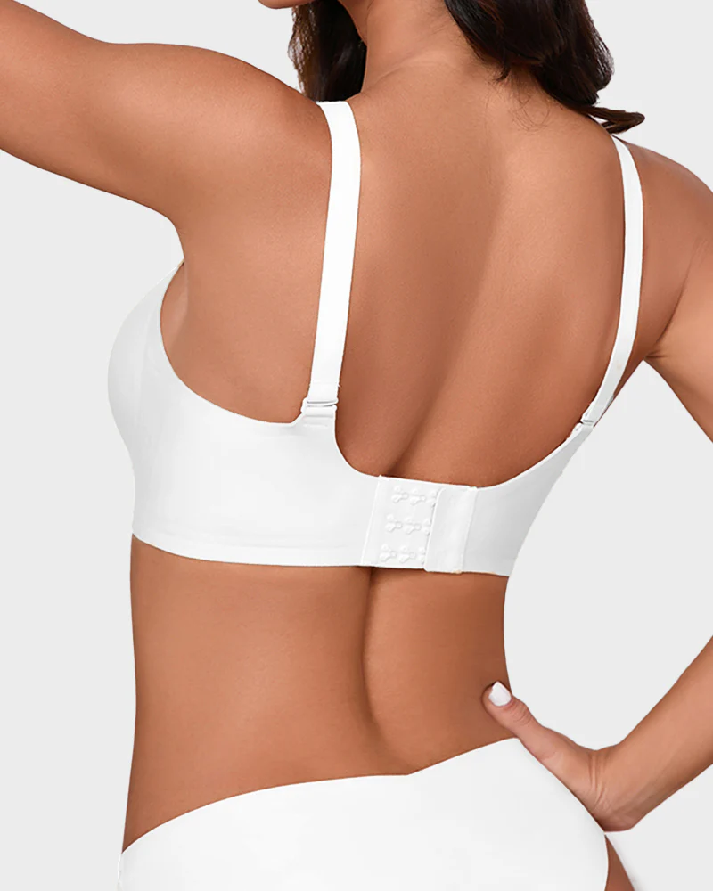 Seamless Mesh Panel Invisible Thin Bra - Image 10