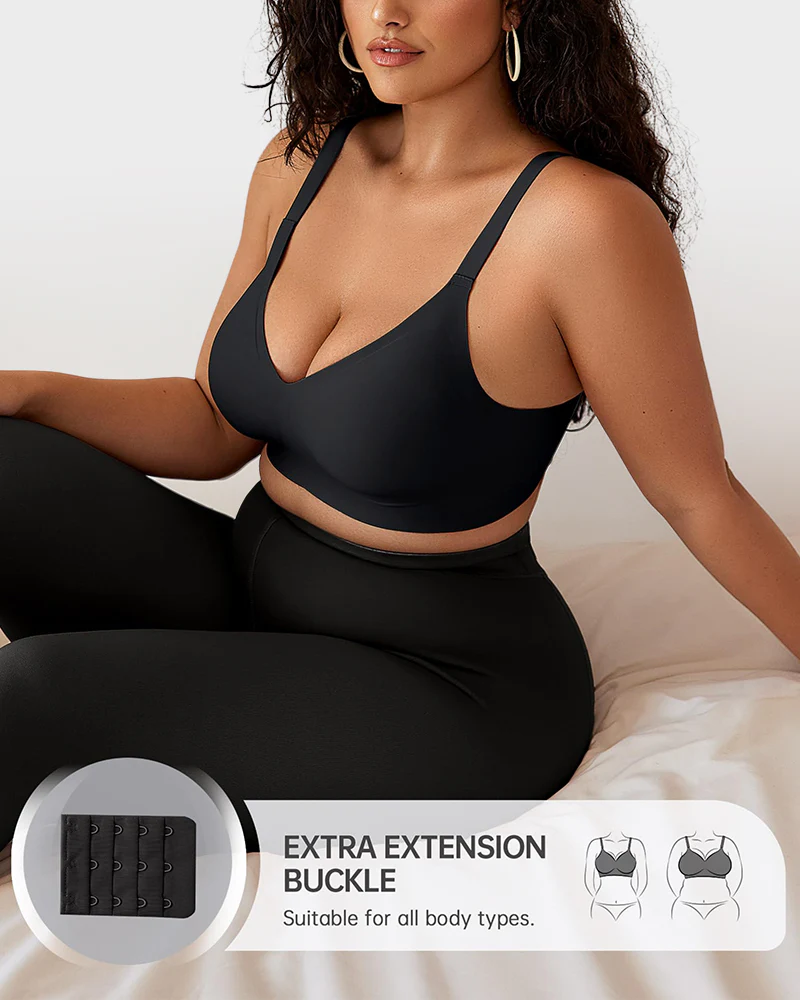 Seamless Soft Comfort Jelly Strip Wireless Bra - Image 5