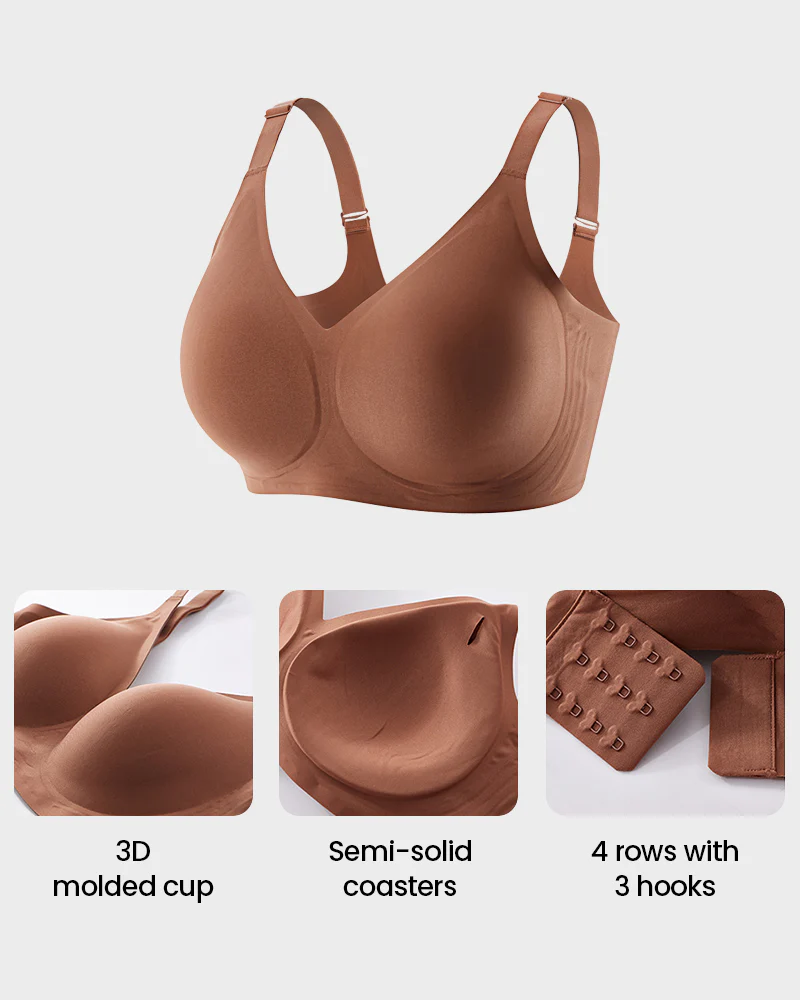 Seamless Soft Comfort Jelly Strip Wireless Bra - Image 8