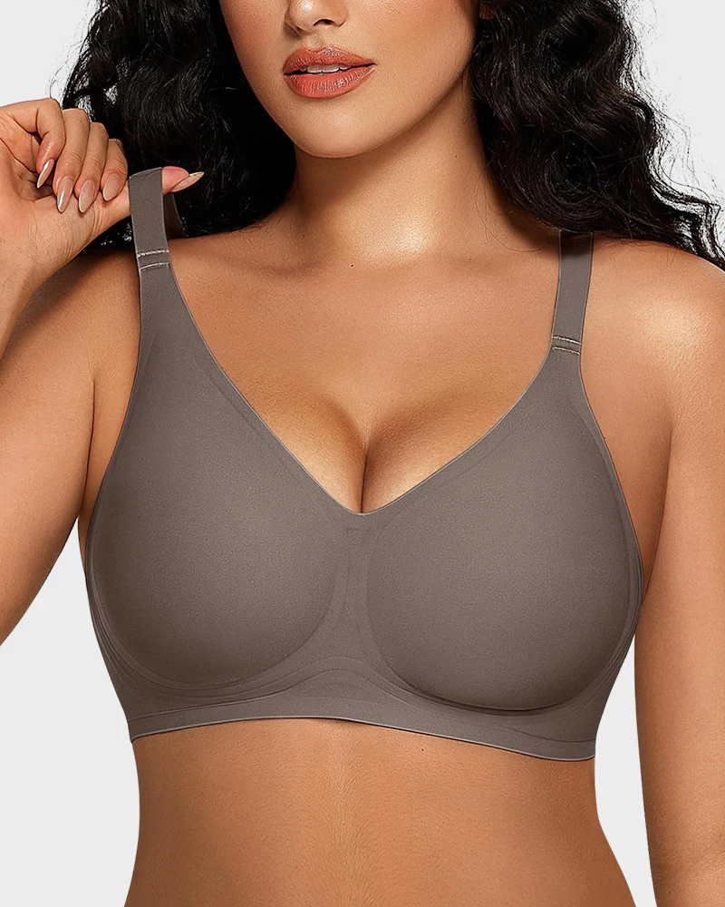 Seamless Soft Comfort Jelly Strip Wireless Bra - Image 9