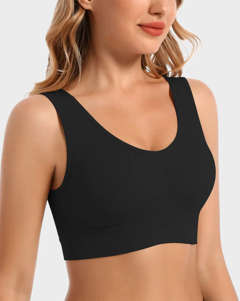 Seamless Comfort Workout Sports Bra - Image 5