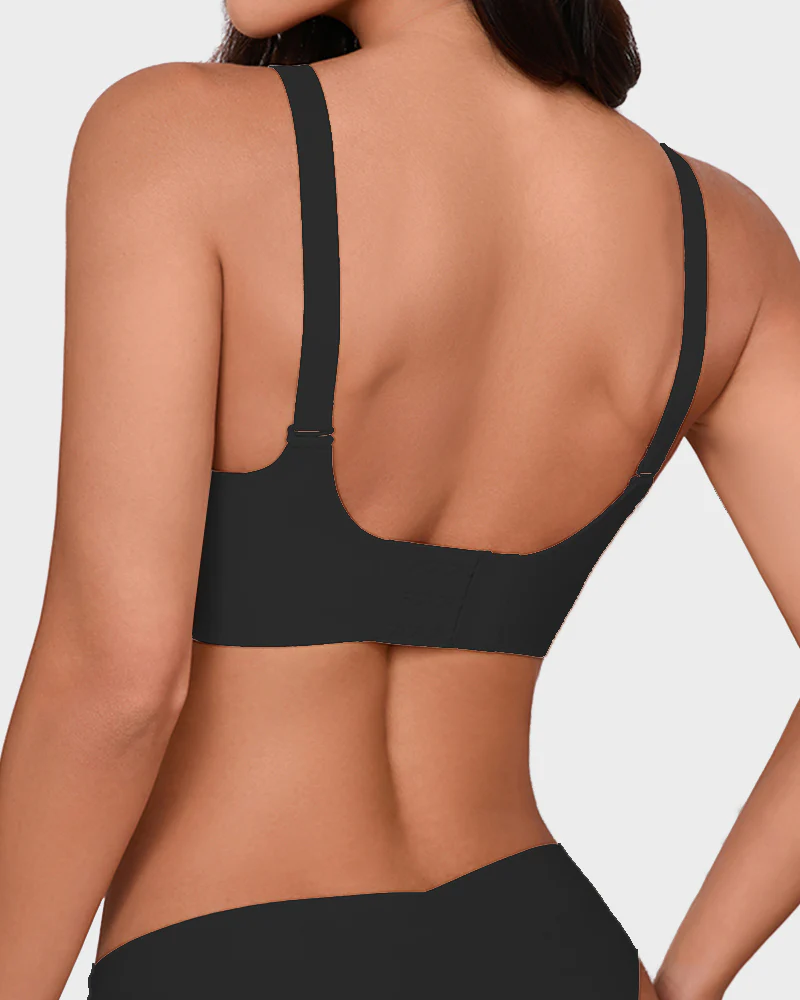 Seamless Wireless Scalloped Edge Jelly Bra - Image 11