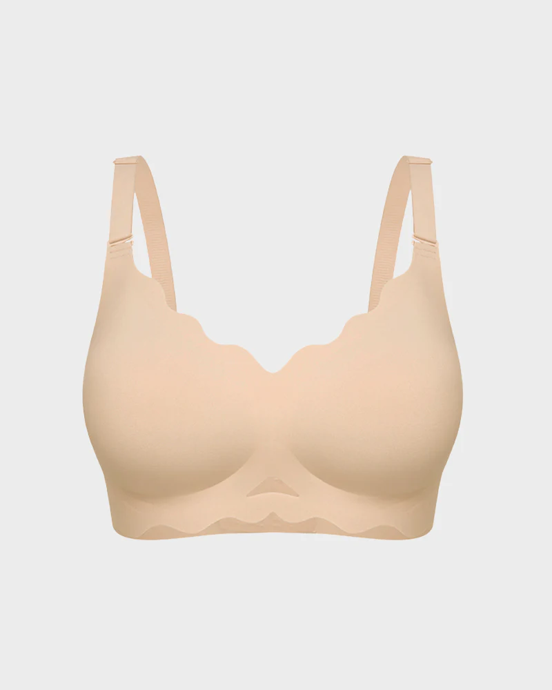 Seamless Wireless Scalloped Edge Jelly Bra - Image 15