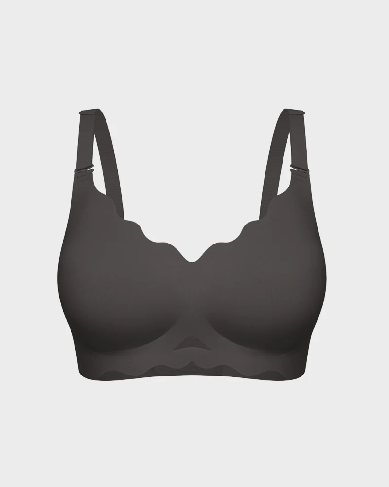 Seamless Wireless Scalloped Edge Jelly Bra - Image 16